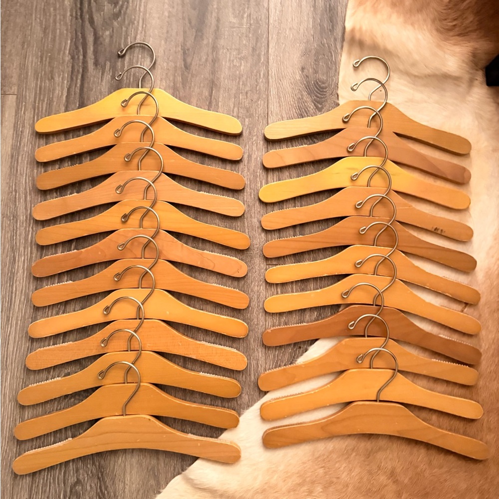 GAP Wooden Hangers Set - Natural Brown
